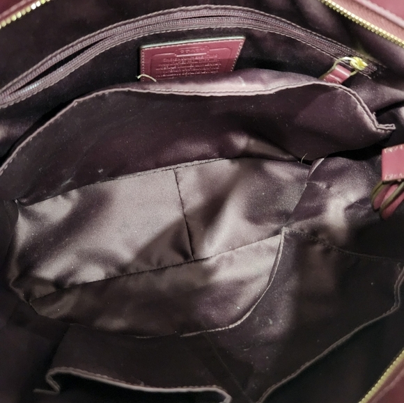 💜🔹️ Coach🔹️ Purple Poppy Tweed Quilted Boucle Blaire Crossbody Tote Bag - Picture 13 of 14